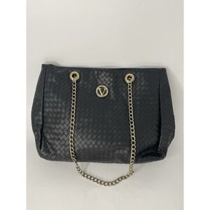 Vera New York Rosalia Woven Tote Black